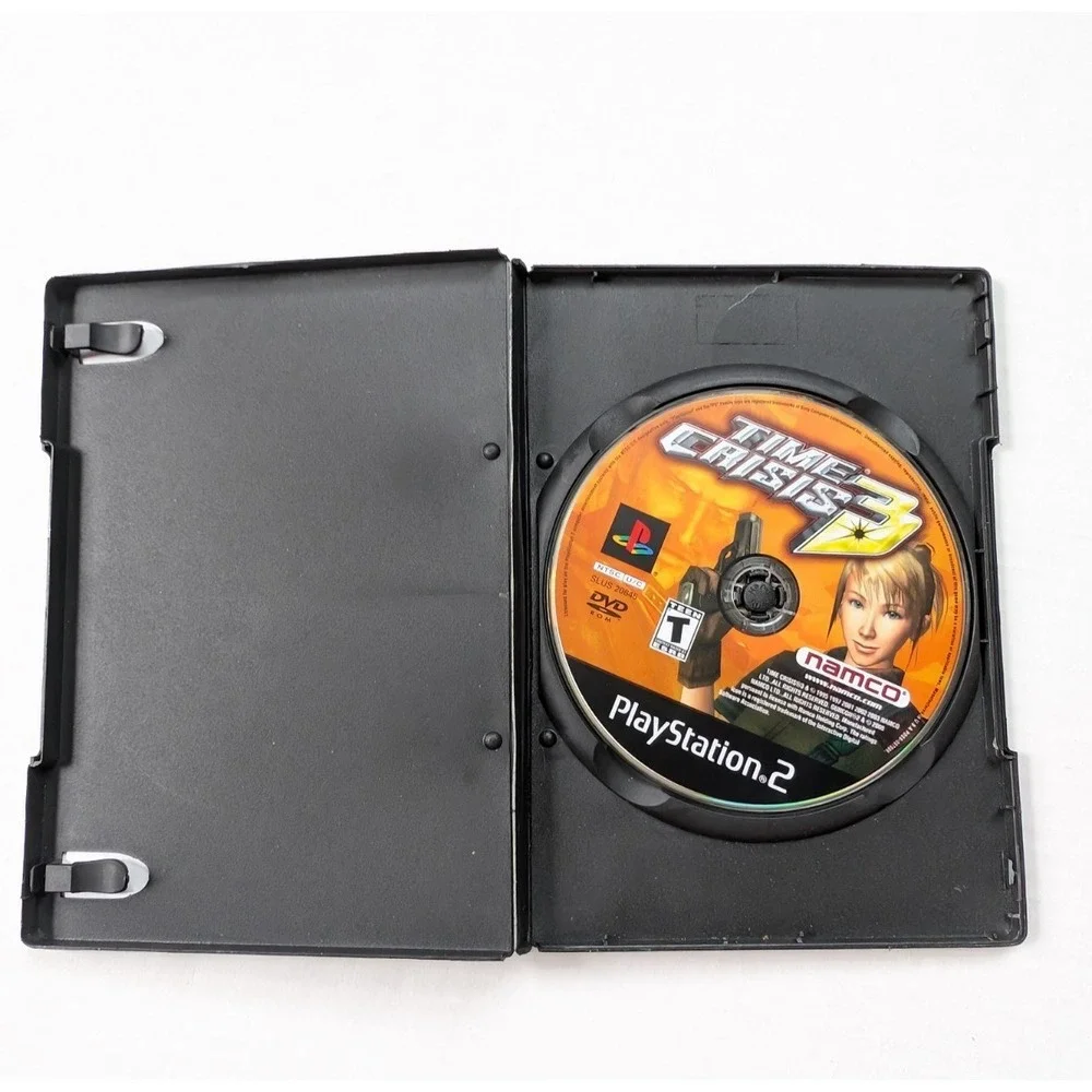 READ Time Crisis 3 & 4 Sony Playstation PS2 PS3 Tested Working Game Only